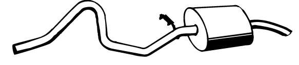 Глушитель выхлопных газов конечный