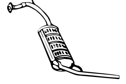 Глушитель выхлопных газов конечный