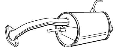 Монтажный комплект, глушитель