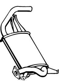 Глушитель выхлопных газов конечный