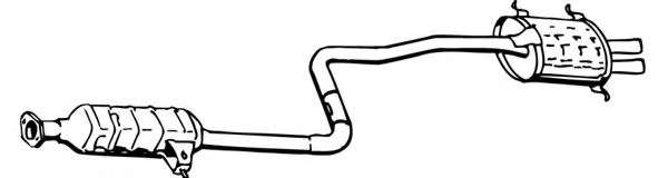 Глушитель выхлопных газов конечный