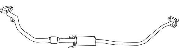 Предглушитель выхлопных газов