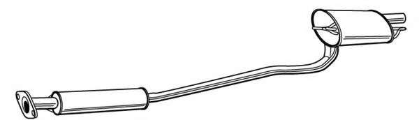 Глушитель выхлопных газов конечный
