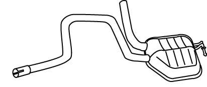 Глушитель выхлопных газов конечный