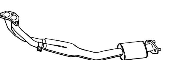 Предглушитель выхлопных газов