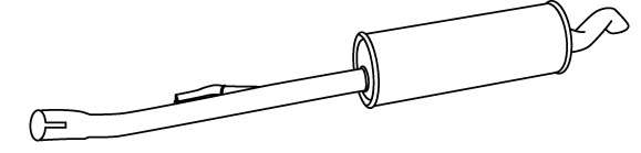 Глушитель выхлопных газов конечный