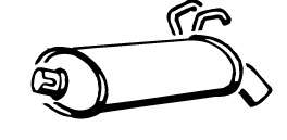 Глушитель выхлопных газов конечный