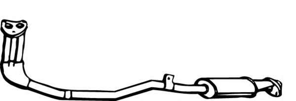 Предглушитель выхлопных газов