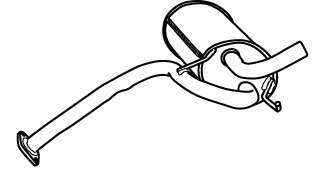 Глушитель выхлопных газов конечный