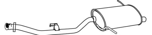 Глушитель выхлопных газов конечный