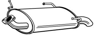 Глушитель выхлопных газов конечный