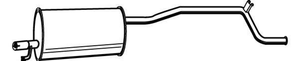 Глушитель выхлопных газов конечный