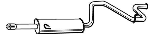 Глушитель выхлопных газов конечный