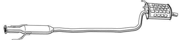 Глушитель выхлопных газов конечный