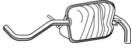 Глушитель выхлопных газов конечный