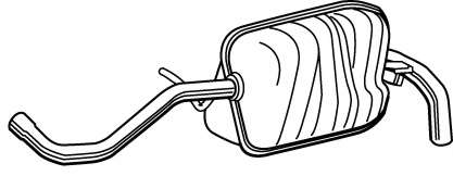 Глушитель выхлопных газов конечный