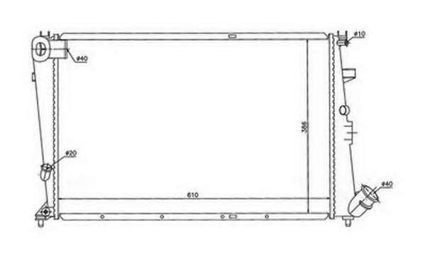 Радиатор, охлаждение двигателя