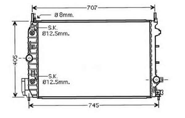 Радиатор, охлаждение двигателя