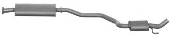 Средний глушитель выхлопных газов