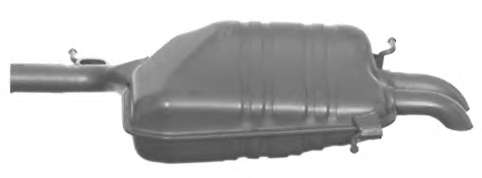 Глушитель выхлопных газов конечный