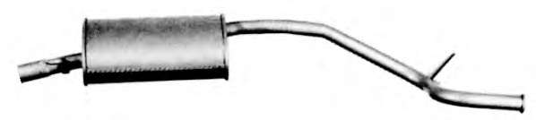 Глушитель выхлопных газов конечный