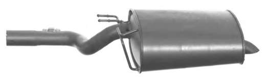 Глушитель выхлопных газов конечный