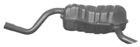 Глушитель выхлопных газов конечный