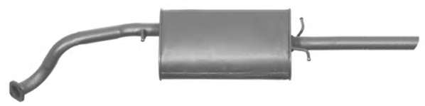 Глушитель выхлопных газов конечный