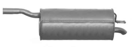 Глушитель выхлопных газов конечный
