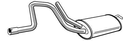 Глушитель выхлопных газов конечный