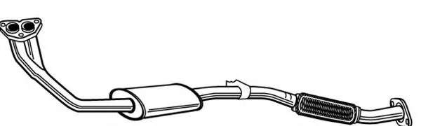 Предглушитель выхлопных газов