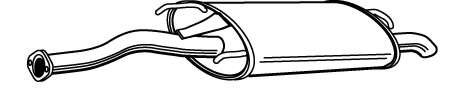 Глушитель выхлопных газов конечный