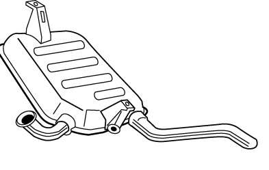 Глушитель выхлопных газов конечный