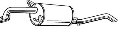 Глушитель выхлопных газов конечный