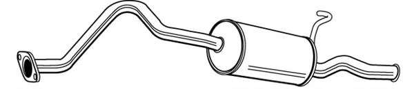 Глушитель выхлопных газов конечный