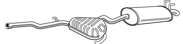 Глушитель выхлопных газов конечный