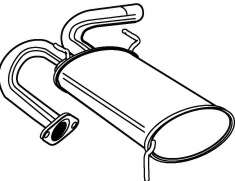 Глушитель выхлопных газов конечный