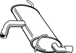 Глушитель выхлопных газов конечный