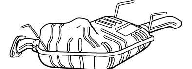 Глушитель выхлопных газов конечный