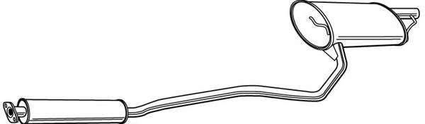 Глушитель выхлопных газов конечный