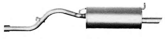 Глушитель выхлопных газов конечный