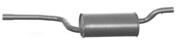 Средний глушитель выхлопных газов