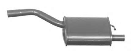 Глушитель выхлопных газов конечный
