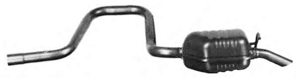 Глушитель выхлопных газов конечный