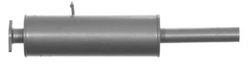 Средний глушитель выхлопных газов