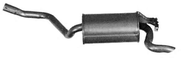 Глушитель выхлопных газов конечный