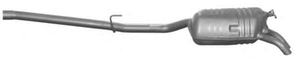 Глушитель выхлопных газов конечный