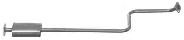 Средний глушитель выхлопных газов