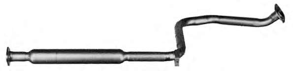 Средний глушитель выхлопных газов