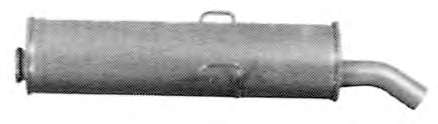 Глушитель выхлопных газов конечный